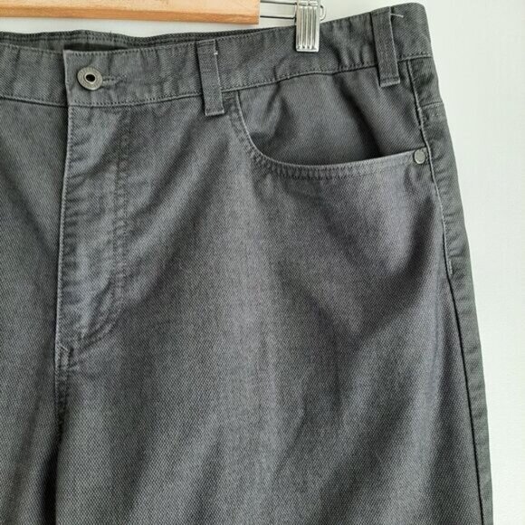 REACTION Kenneth Cole Chino Regular Fit Pants Grey Men's Sz 38 - Picture 4 of 11